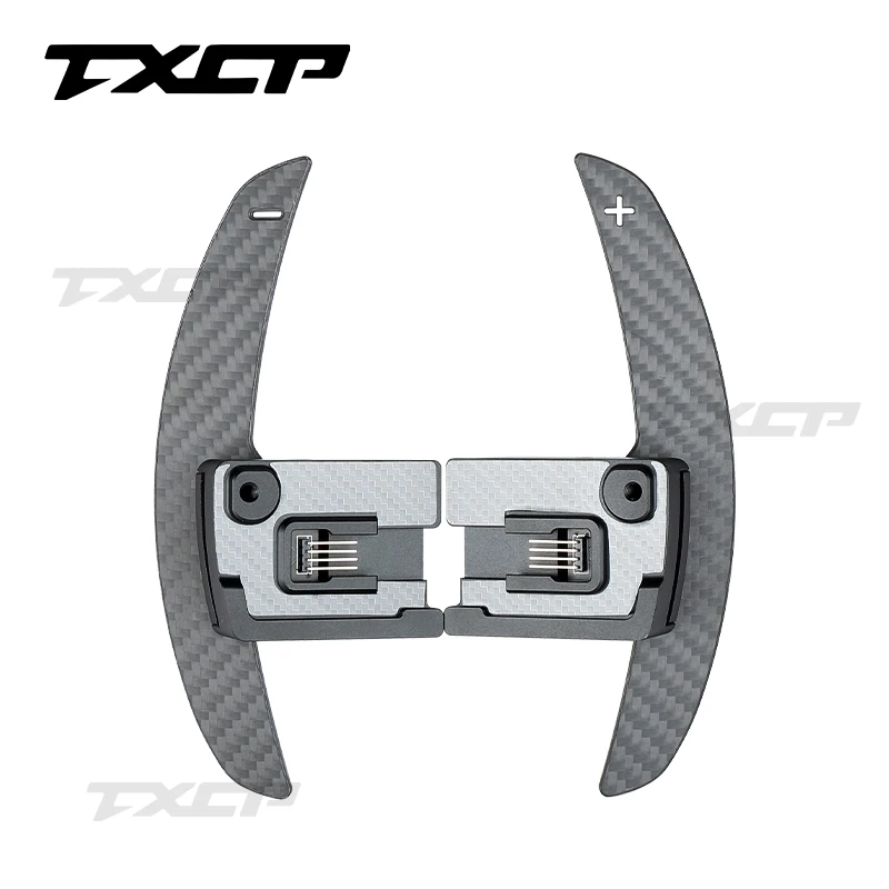 Car interior accessories steering wheel carbon fiber magnetic shift paddle for ford  2022-2024 Bronco