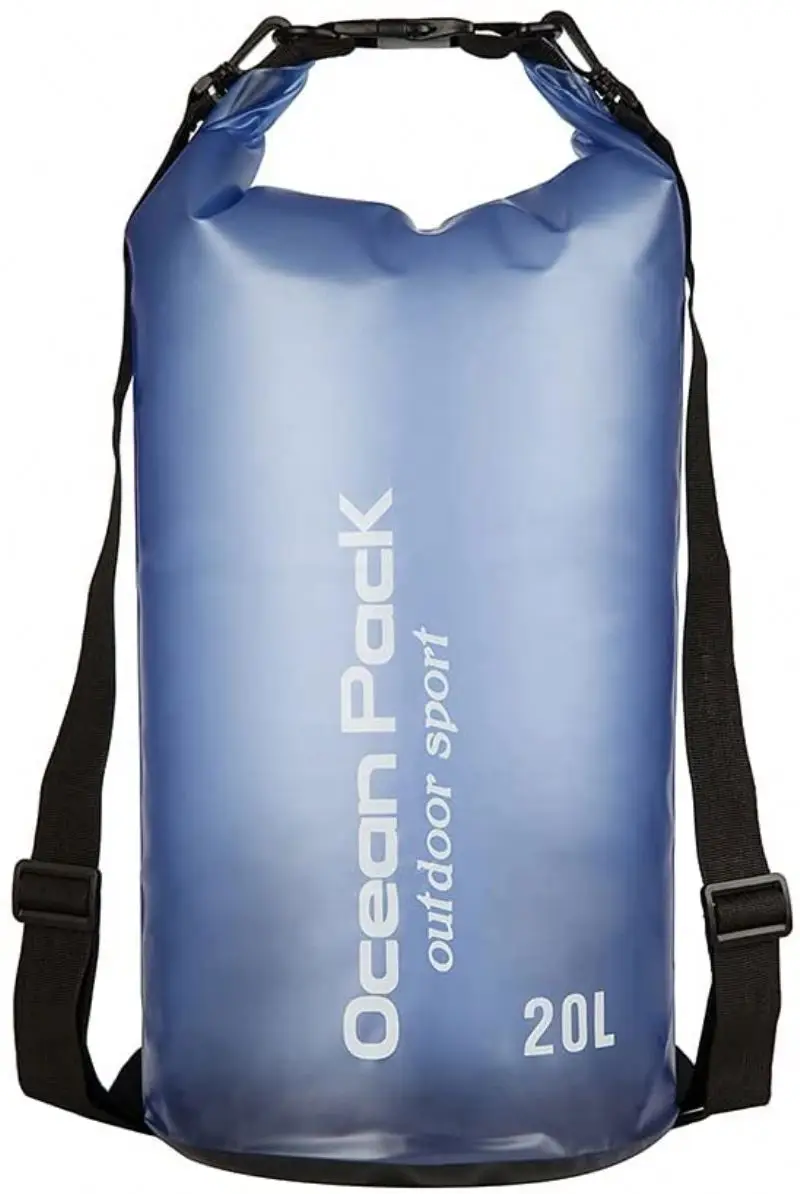 Outdoor Waterproof Dry And Wet Bag 500d Pvc Mesh Material Rafting Bag Swimming Beach Camping Hiking Waterproof Dry Bag