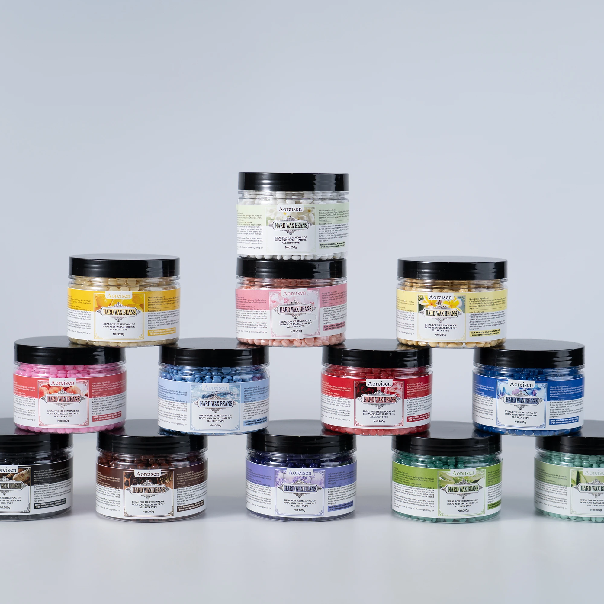 OEMODM Factory Private Label Epilation Hair Removing Wax Beans 100g 500g 1000g Hard Wax Beads Depilatory Hair Removal Wax