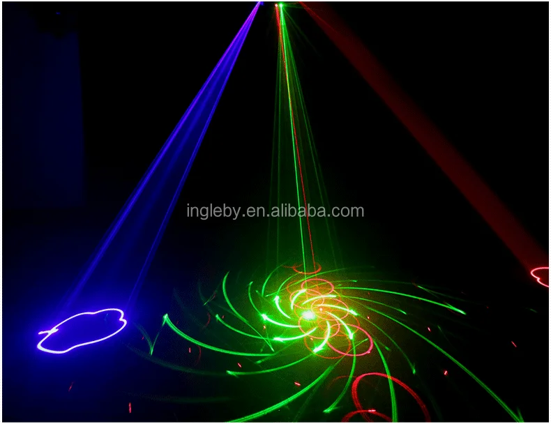 RGB full colors two heads dj equipment party light beam laser disco light