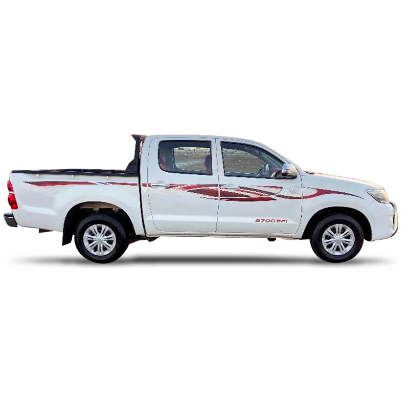 Новый дизайн украшения для автомобиля виниловые наклейки 2015 Hilux наклейки для кузова автомобиля для Toyota пикапа полосы
