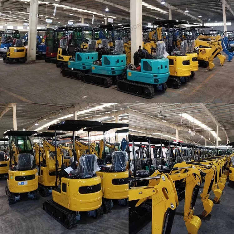 Municipal Small Road Planting Excavator Excavator Rotary Drilling Rig Crawler Mini Driving Excavator Construction Bulldozer