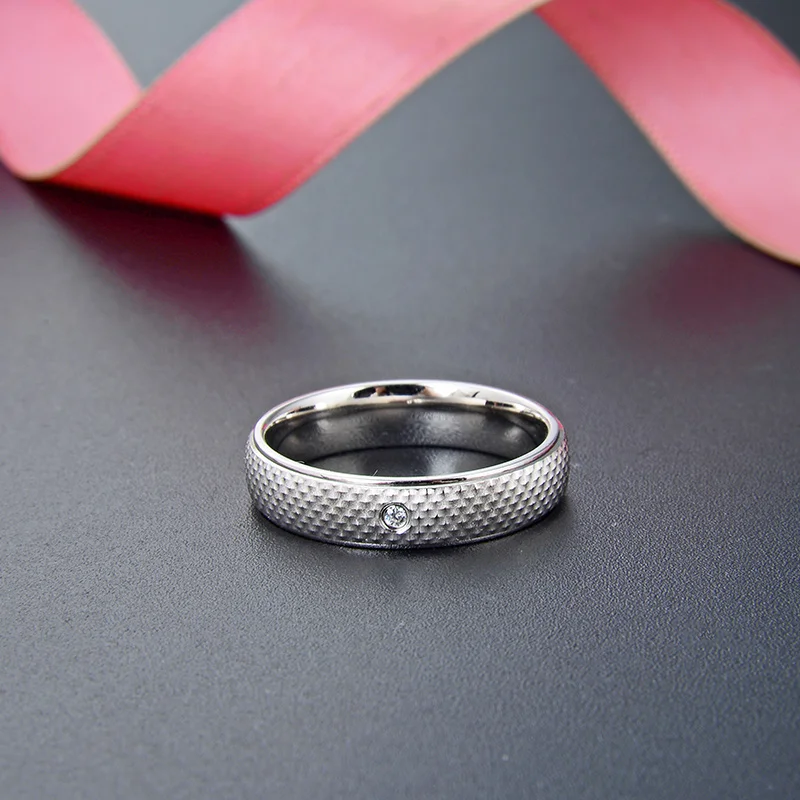 F.ZENI Fashion S925 Simple Unisex Engagement Ring