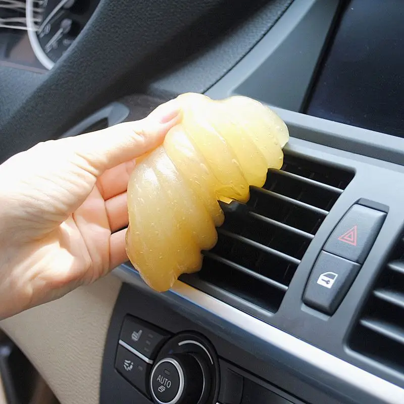 Cleaning Tool Car Cleaner Glue Panel Air Vent Outlet Dashboard Laptop Home Mud Remover Gap Dust Dirt Soft