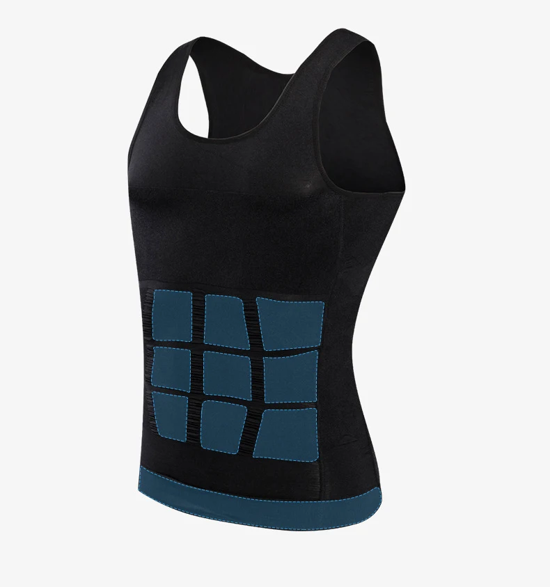 Men Compression Slim Shirts Body Shaper Slimming Vest Tight Tummy Underwear Tank Top Shapewear