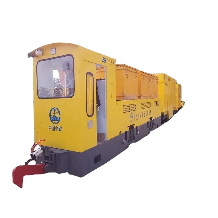 65 Mining for gold underground electric locomotive