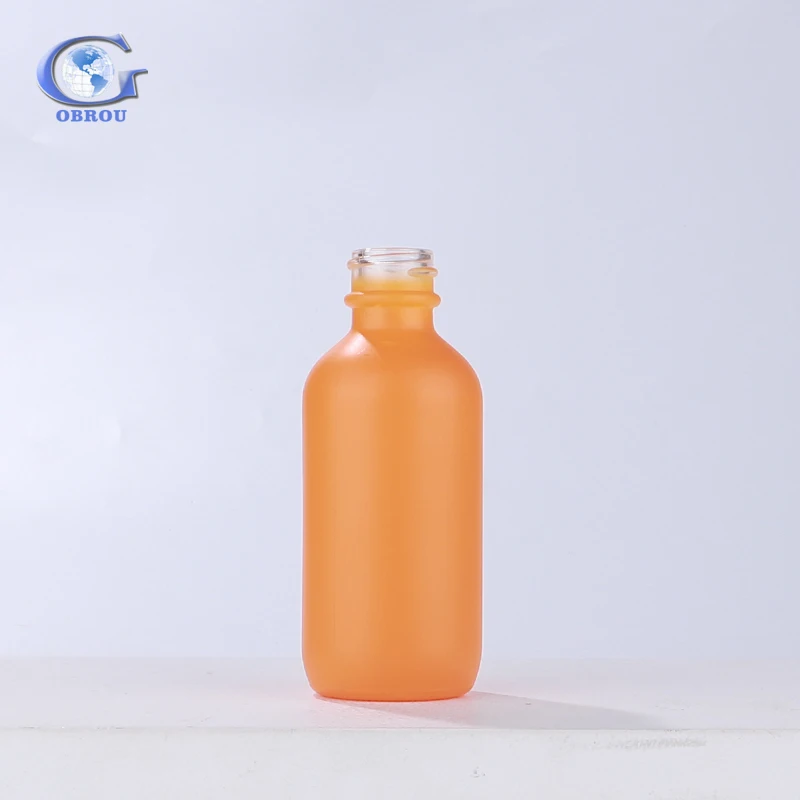 purple yellow green orange boston glass dropper bottles customized essential oil dropper bottle for cosmetic packaging