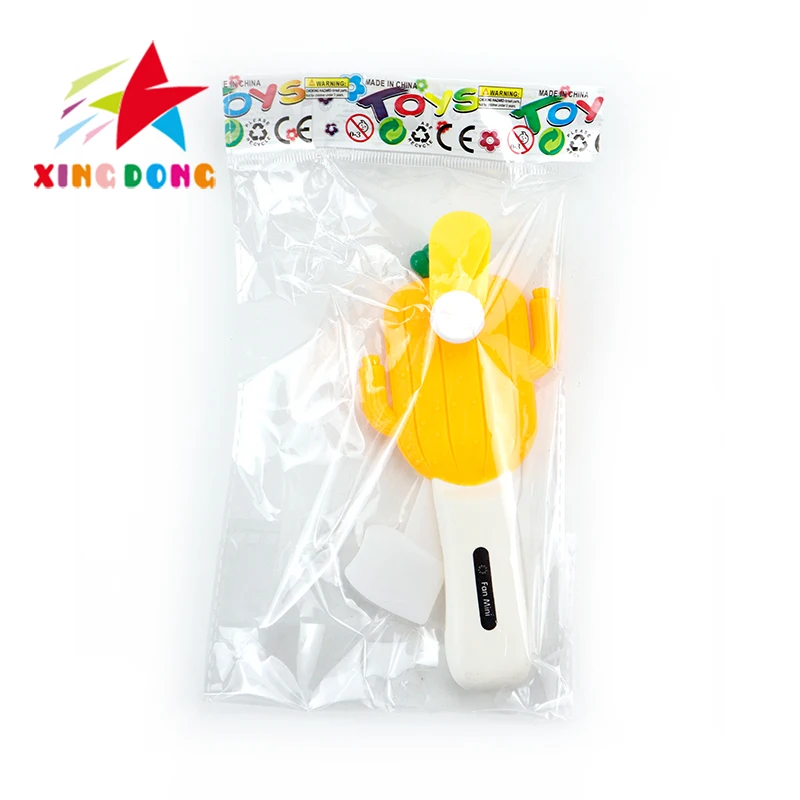 Cute cartoon  hand press fan folding blades handheld portable air cooler refresh manual fan candy toys for kids