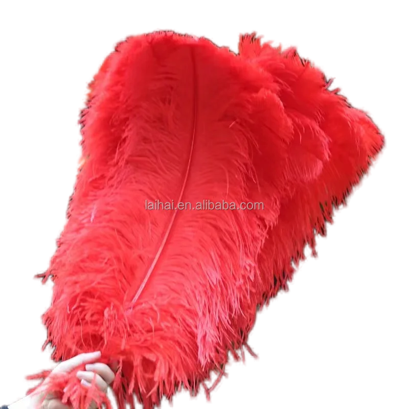 Отличное качество кудрявая группа декоративные пушистые страусиные перья lzqqy007 большие красные