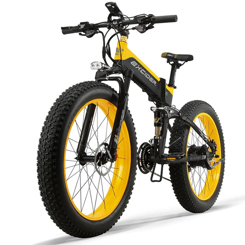Best sales China manufacturer Fat Tyre Electric Bike electric foldable bike 48V 1000W Lithium Battery electric mountain bicycle