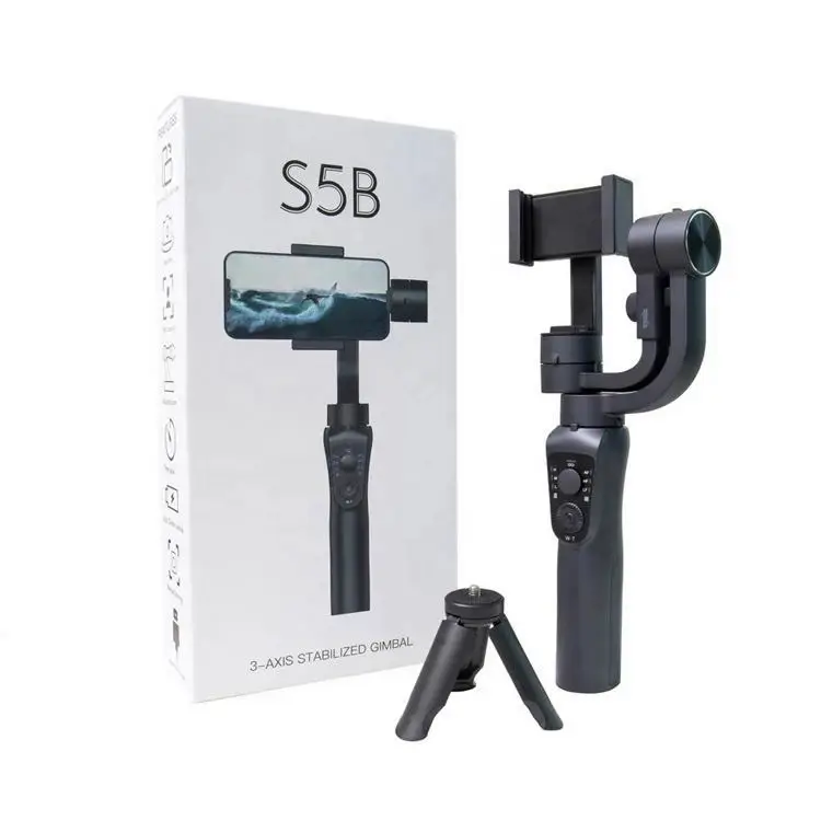 Gimbal free shipping smart 3 axis camera phone track tripod mount mobile big with axes stabilizers