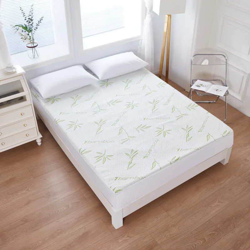 Hotel 100% bamboo bedsheet TPU waterproof Dust and dirt prevention mattress cover bamboo bed sheet