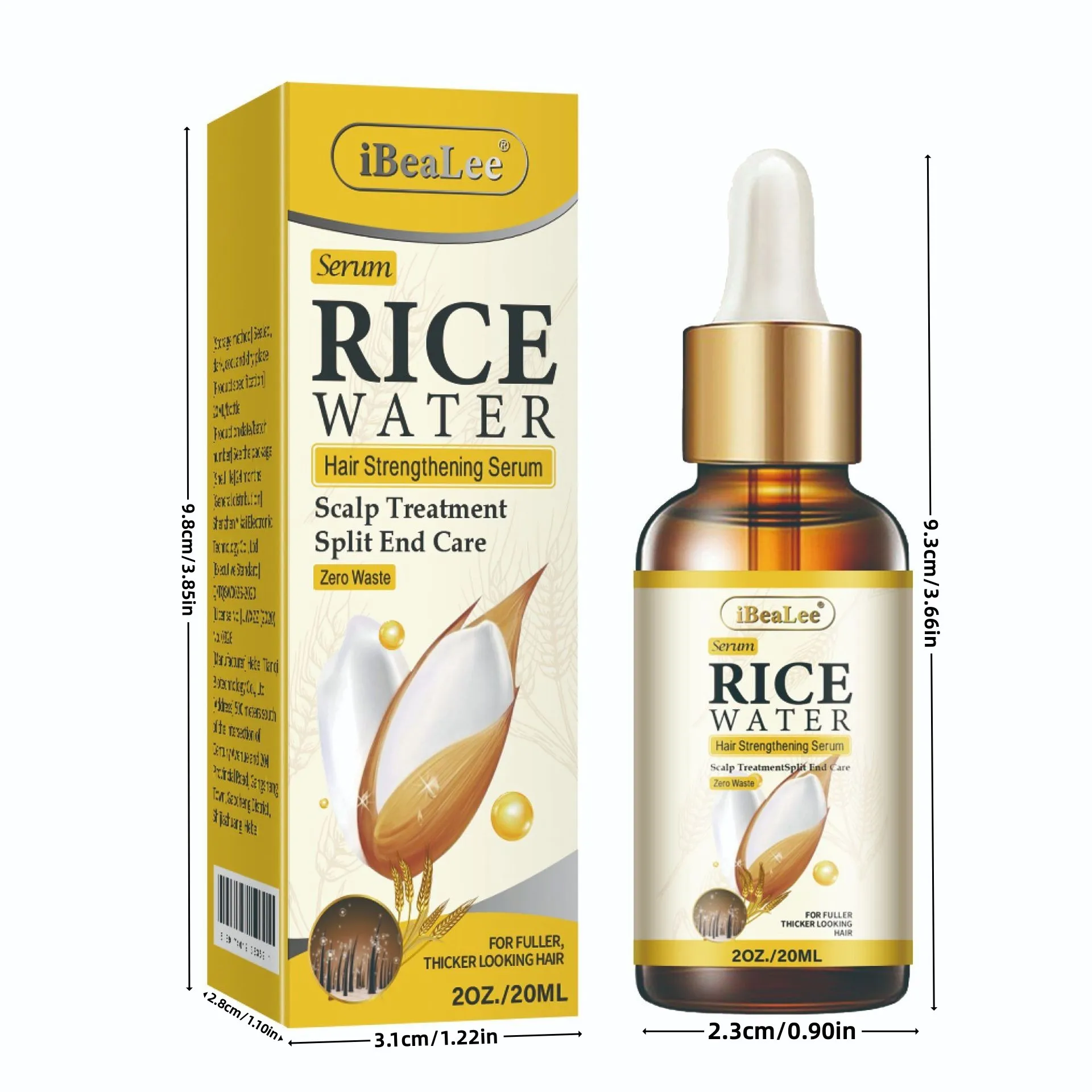 Hot sale Rice Ginger Extract Hair Nourishing Liquid Hair Nourishing Root Hair Nourishing Liquid Anti shedding essence