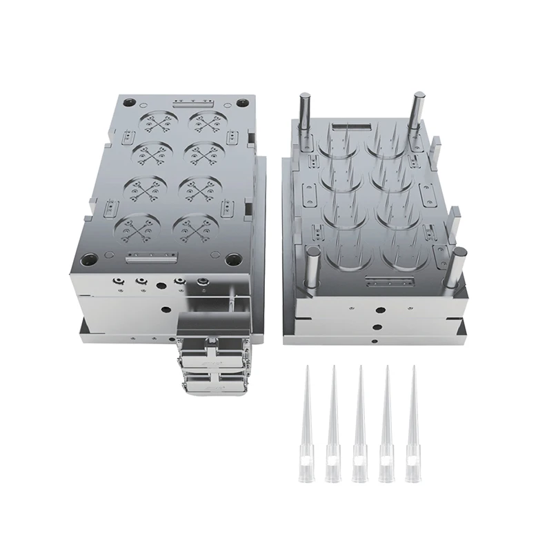 Custom PP Plastic Pipette Micropipette Tips Mould Medical Injection Molds For Urology