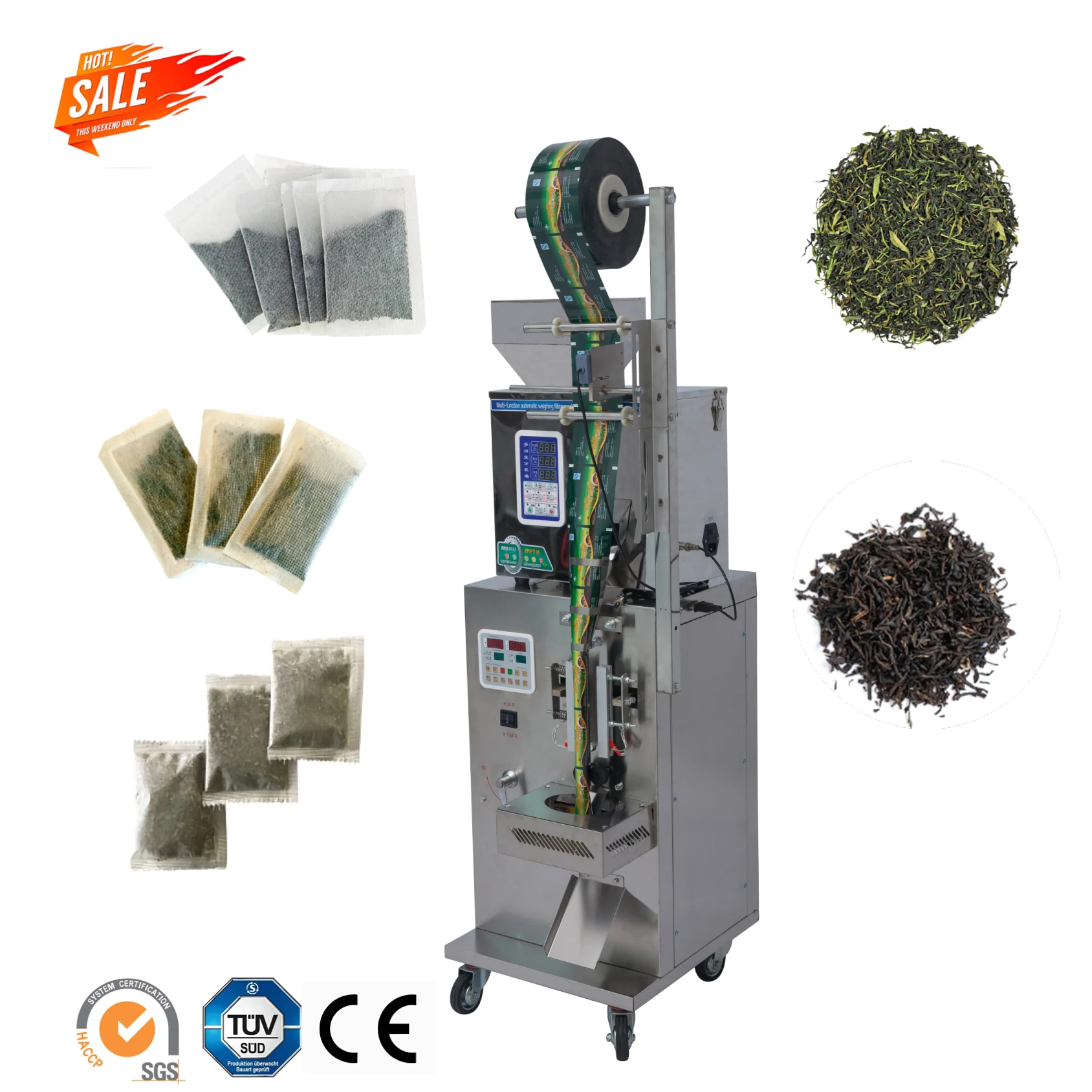 Multifunction Mini Tea Bag Drip Coffee Making Packing Machine Powder and Granule Packaging Low Cost Price