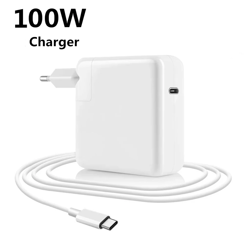 Charger-100W USB C быстрое зарядное устройство адаптер питания для MacBook Pro 16,15,14 дюймов, Air 13 дюймов, iPad Pro 2022/2021/2020/зарядный кабель