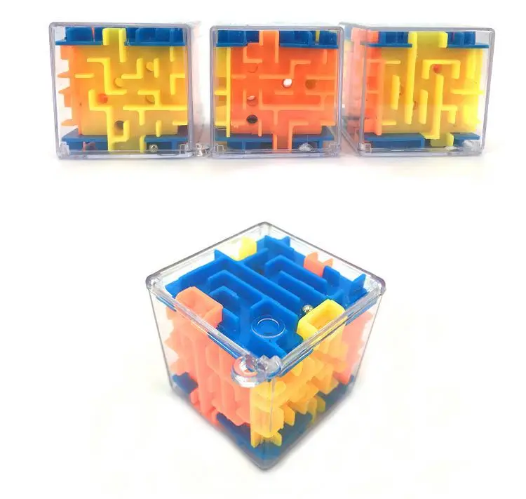 Maze puzzle Cube 3D  Cube Walking Ball 6 Sides Break Through  puzzle Maze cube