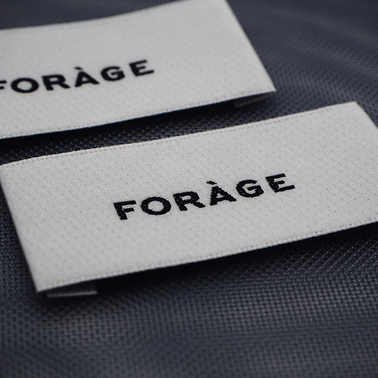 Customise Woven Labels Cloth Woven Label Printing Machine Woven Embroidery Brand Custom Label Clothing