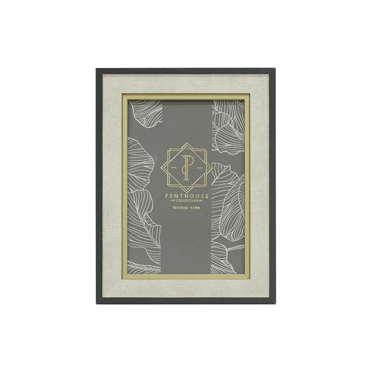 GREEN ATELER Nice item Foil Face paper two colors frame plastic pictures frames customized size