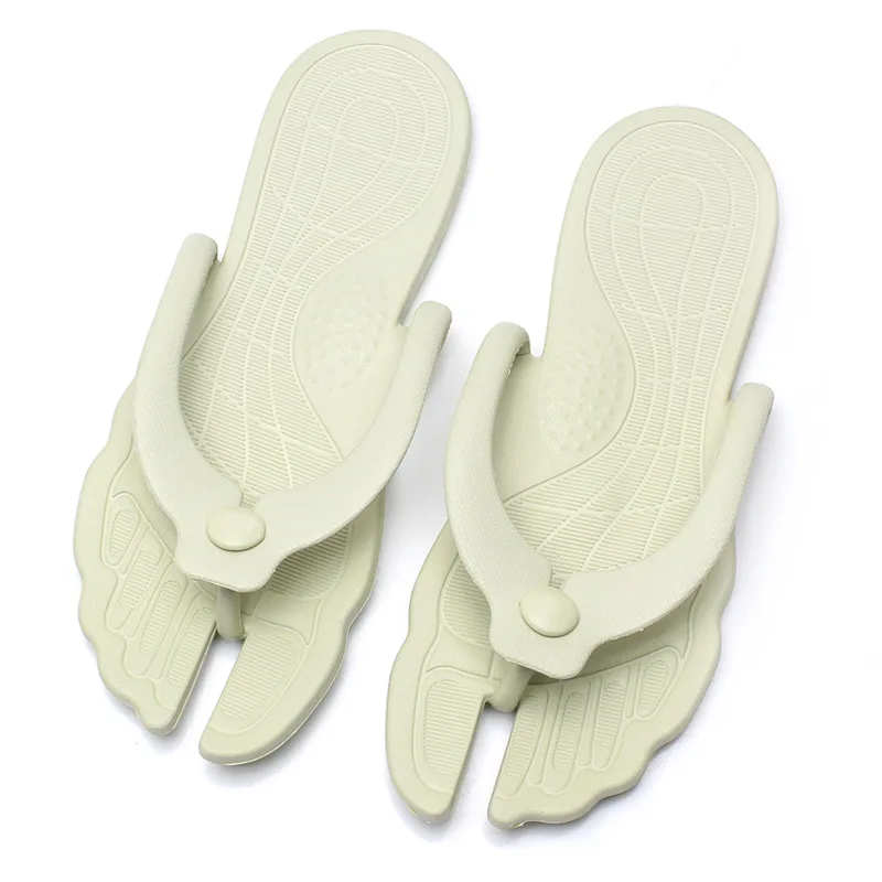 Travel Beach Holiday Casual Sandal Unisex Portable Folding Flip Flops Womens Mens  Flip-Flops Slippers
