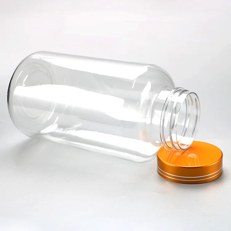 15Ml 20Ml 30Ml 50Ml Custom Pet Transparent Clear Pills Premium Medicine Plastic Capsule Bottle With Screw Cap