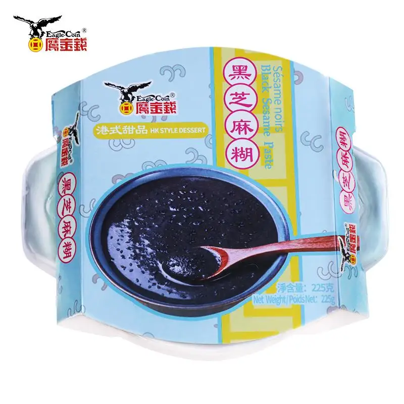 fast food Black sesame paste long shelf life Black sesame soup Nutritious Black sesame porridge for Breakfast
