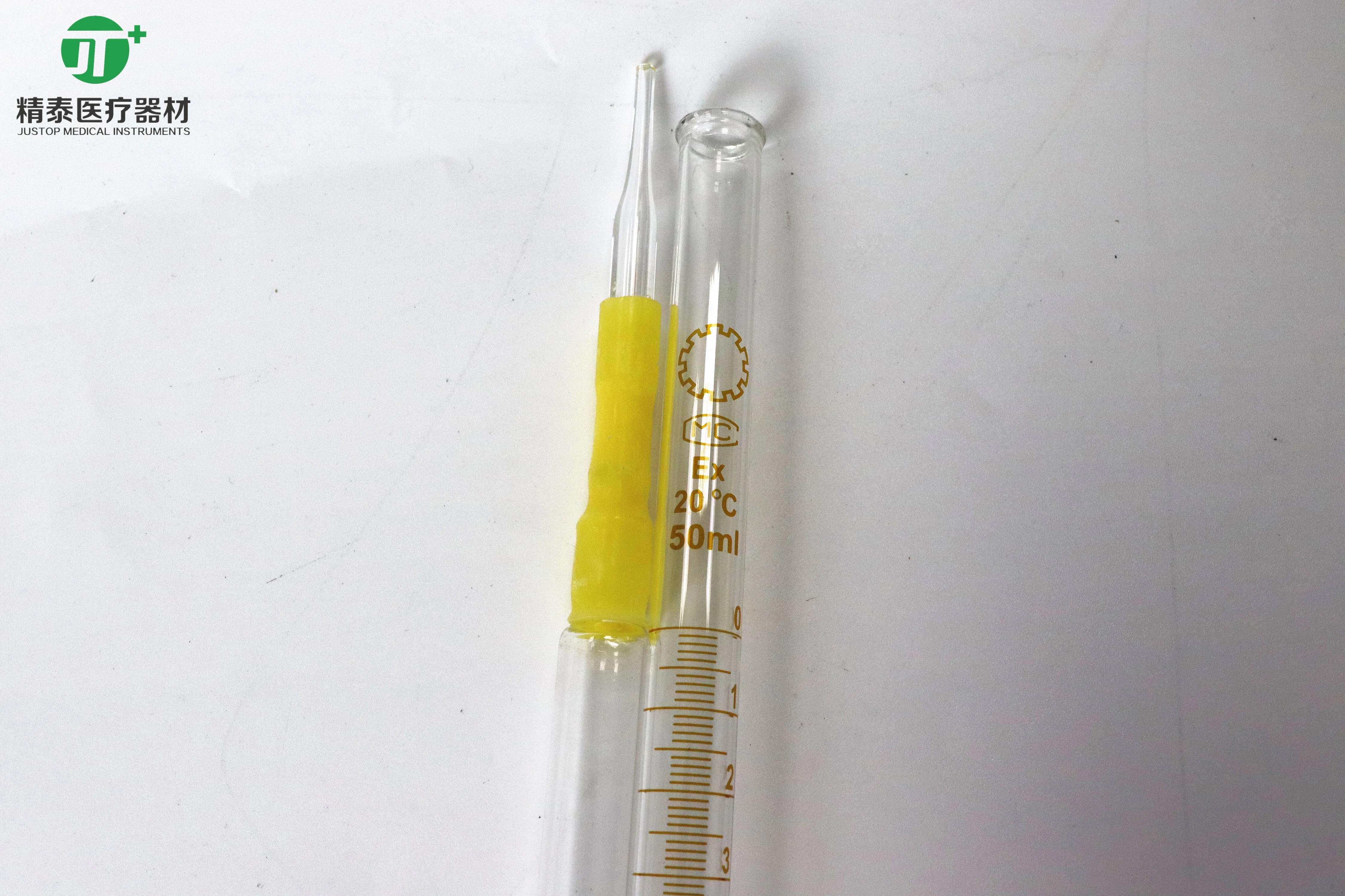 Acid Alkali Dual Purpose Laboratory Clear Glass Burette for Chemistry