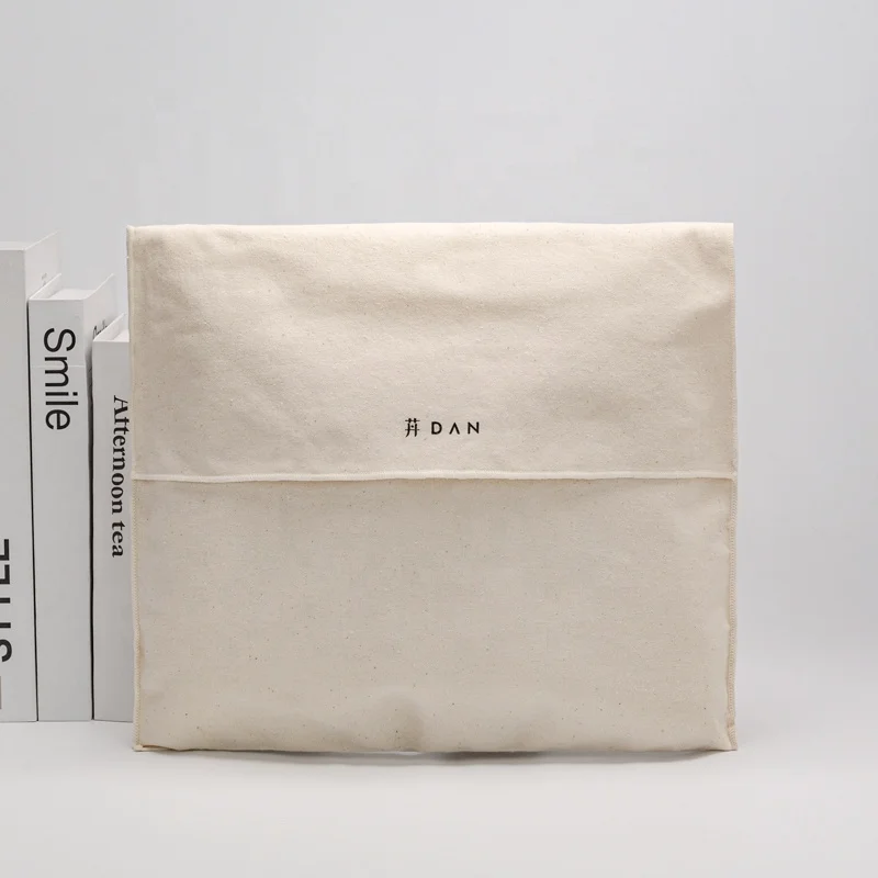 2023 Envelope Custom Logo Pouch Dust Bag  Cotton Bags Canvas Envelope Dust Pouch For Handbags