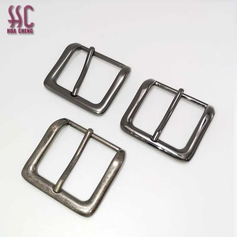 40mm size high quality western style custom logo design metal pin belt buckles for men belt buckle