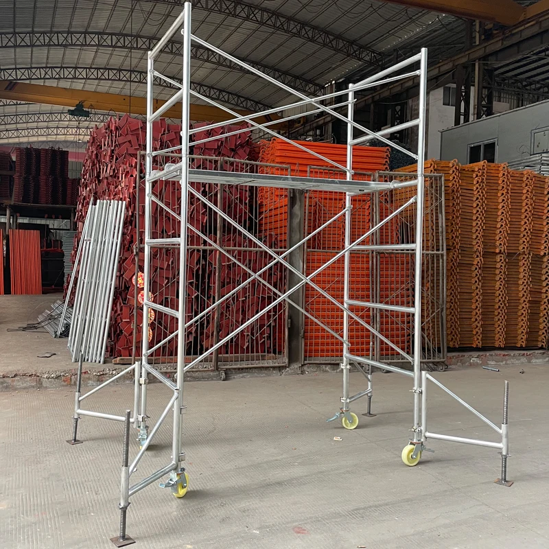 Guangdong produces cheaply Mason Frame Scaffold System Galvanized Scaffolding Set