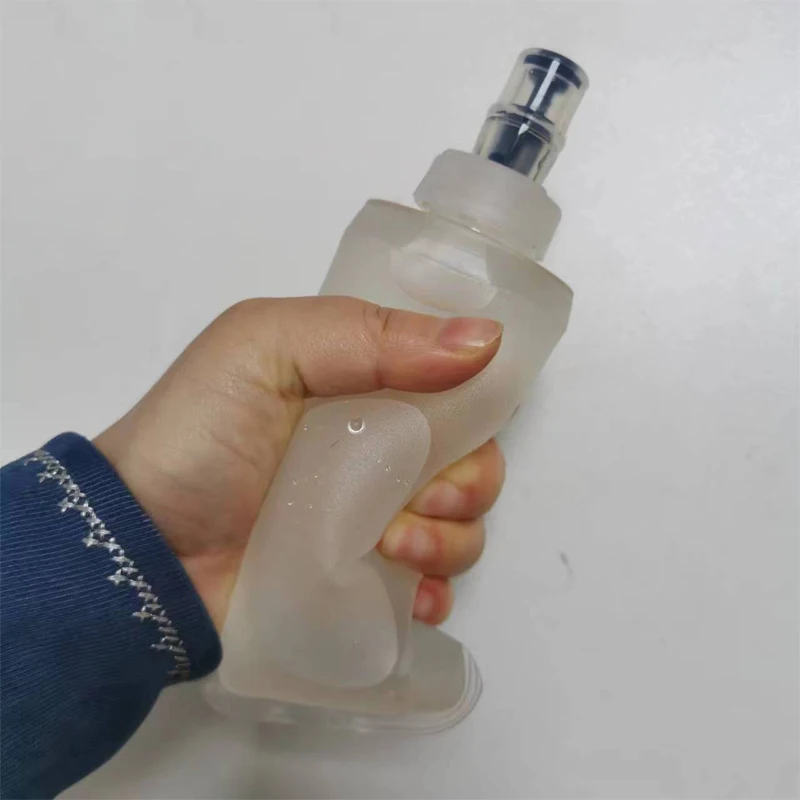 150 ml Flexible Water bottle Hydration TPU Hand Held Mini Soft flask running bottle