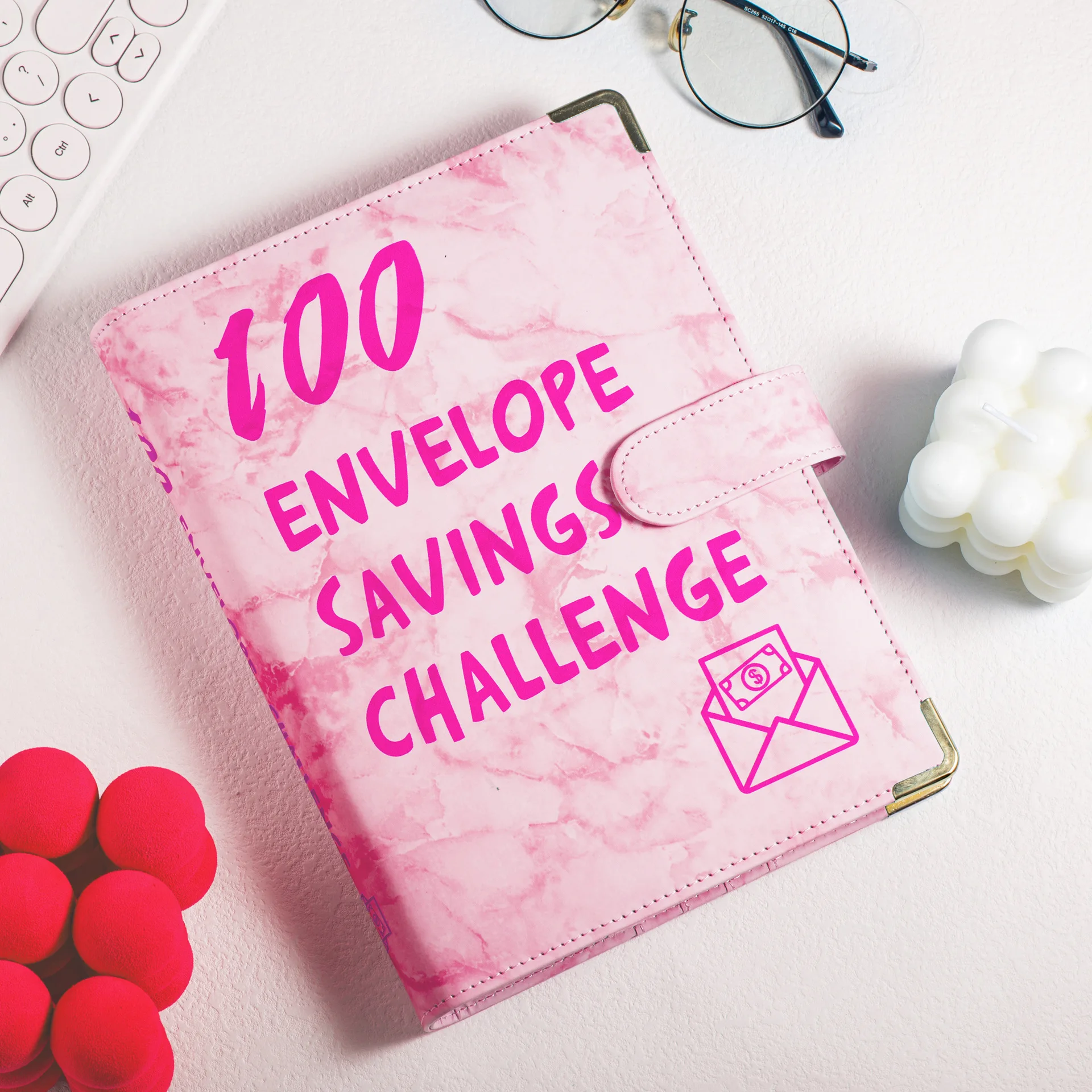 100 envelopes saving challenge book Money Budget Book for $5,050 Purple budget binder with envelopes saving challenge book