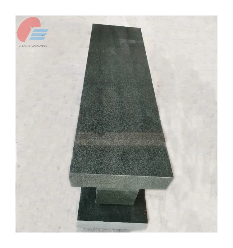 Factory Price Evergreen Green Granite bench Headstones Tombstone and Monuments for Cemetery