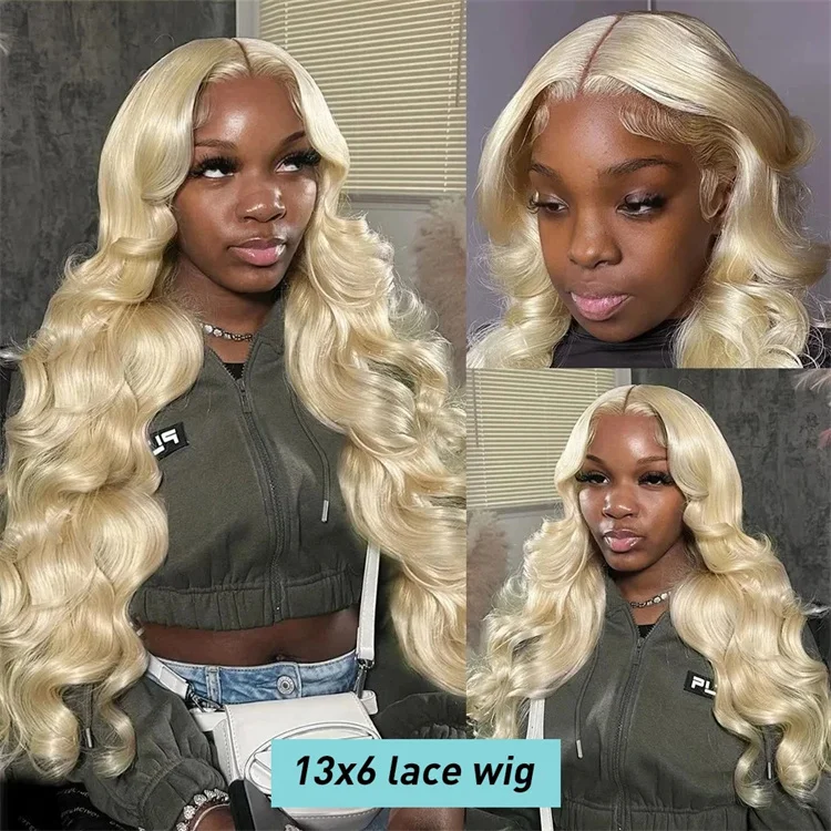 High Quality Vietnamien Human Hair Wigs Vendor, Raw 613 Blonde Color Human Hair 13X4 613 Raw Body Wave Wigs For Women