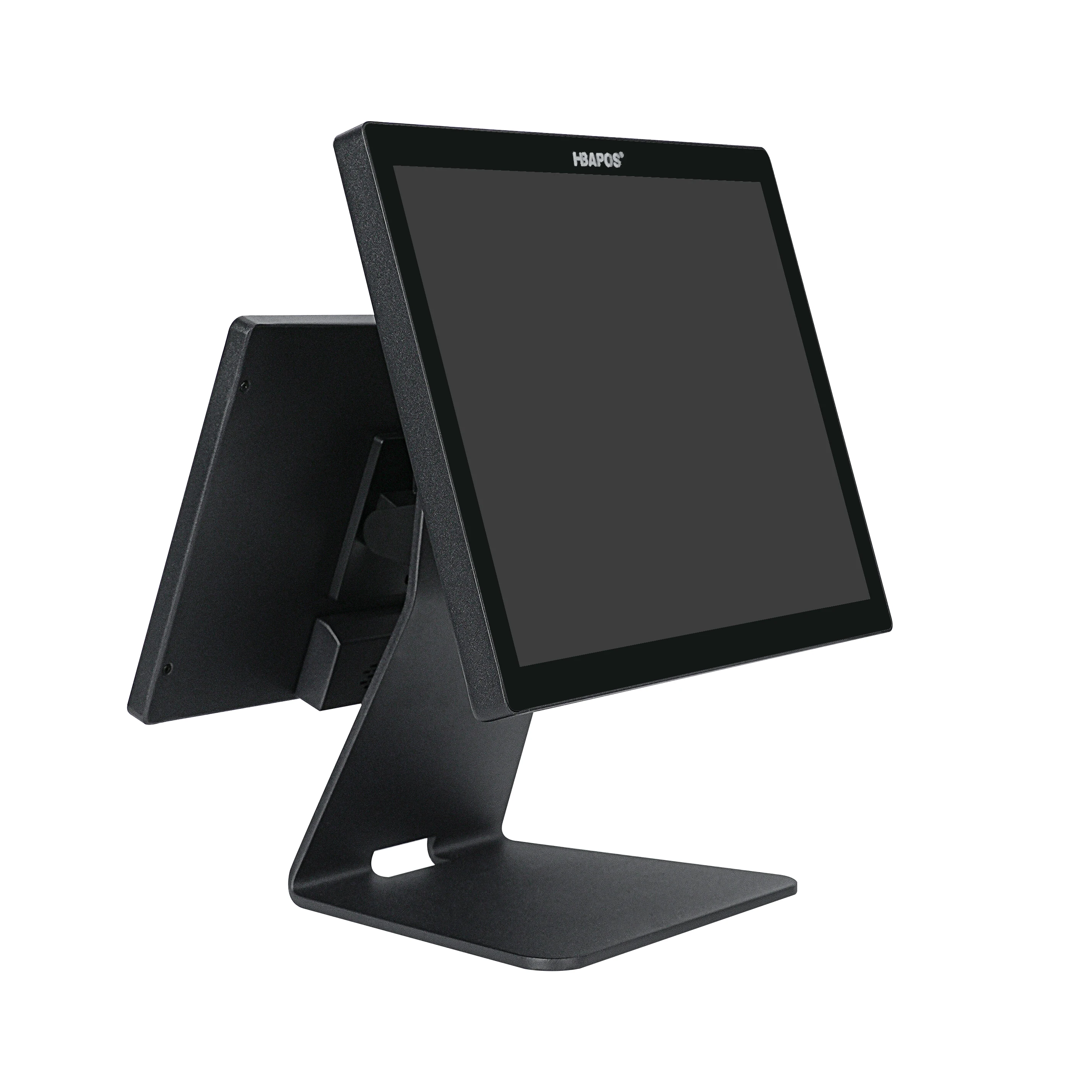 China Manufacturer Pos Terminal 15.6' Dual Screen Point Of Sale  With 13.3' Display Screen Pos Hardware