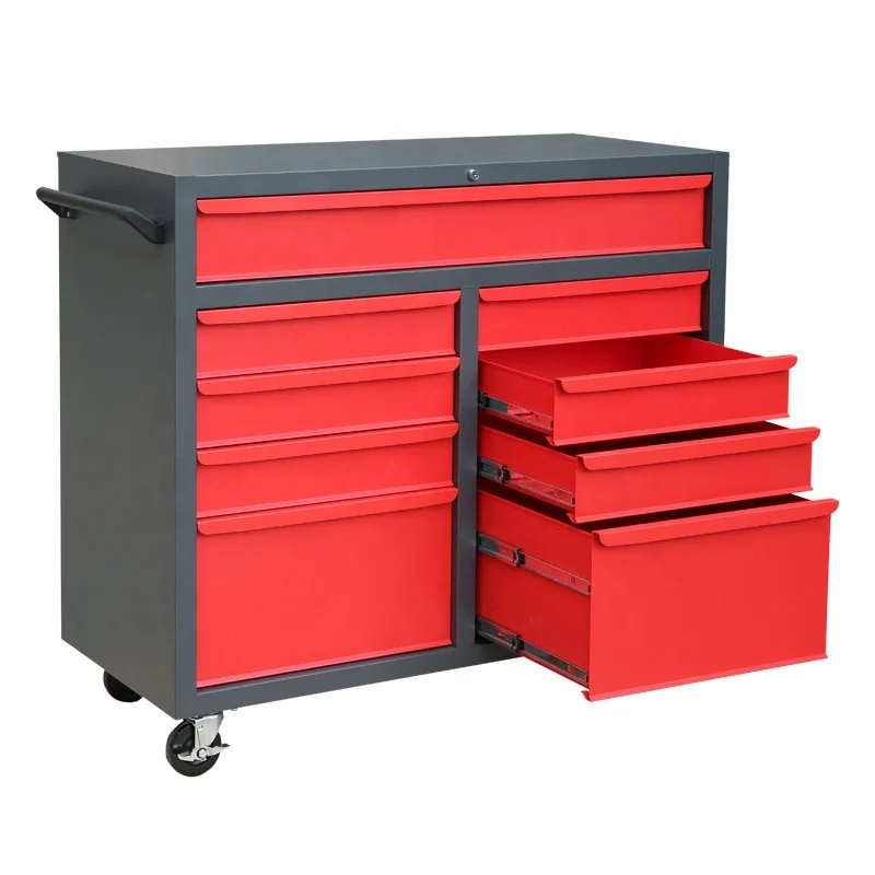 Hot Sale Us General Tool Cabinet 9 Drawers Tool Chest With Wheels