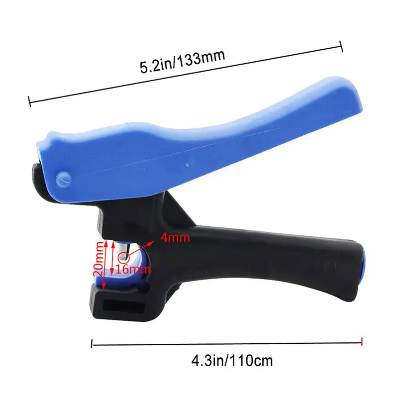 Blue Drip Tube Hole Punch Tool Outdoor Drip Irrigation Pipe Hand Punch for 16/20mm/25mm PE Pipe Opening Hole Punch
