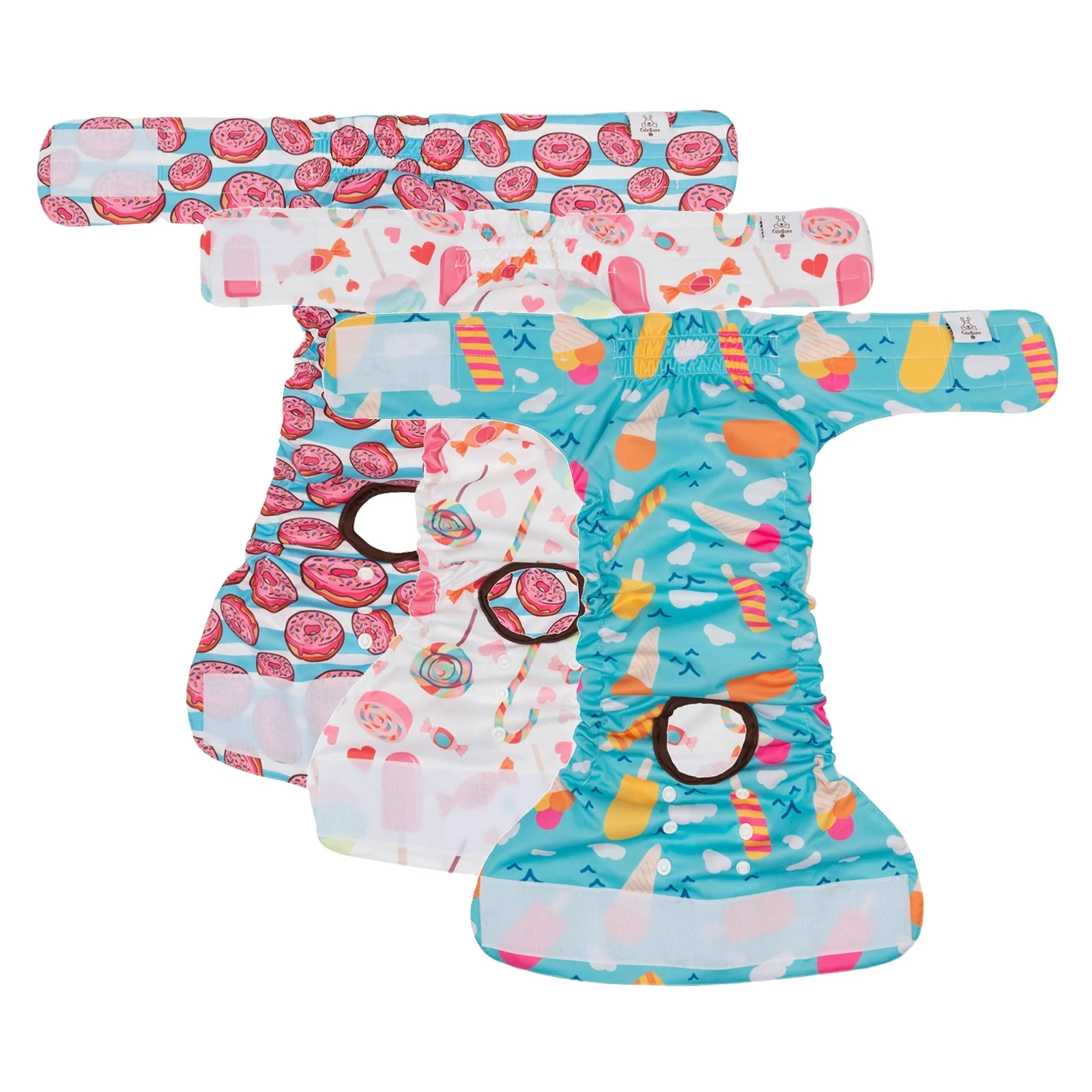 Free samples Female Dog Washable and Reusable Absorbent Cloth Pet Dog Diapers for Pet Diaper Pants