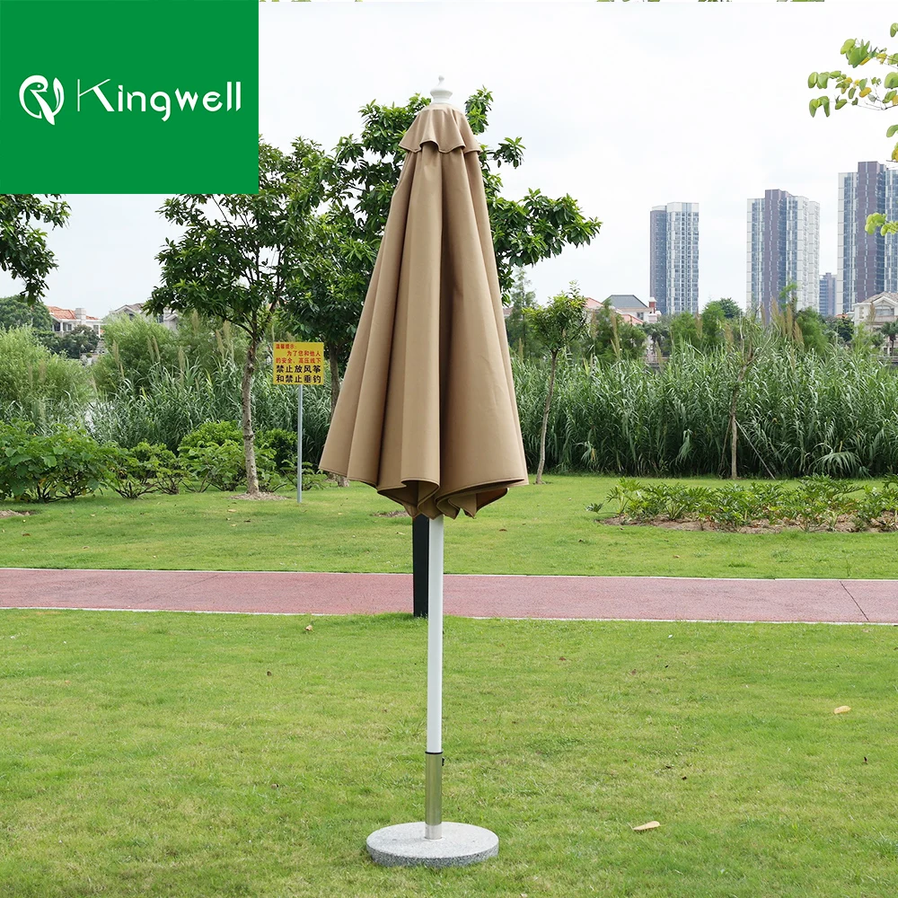 High Quality Outdoor Patio Umbrellas Parasols for Restaurant Furniture Glamping Wholesale Patio Parasol Patio Umbrella With LED