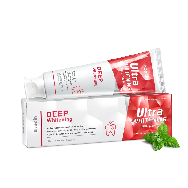 Wholesale Private Logo Tooth Whitening toothpaste Nano Hydroxyapatite mint flavor Toothpaste