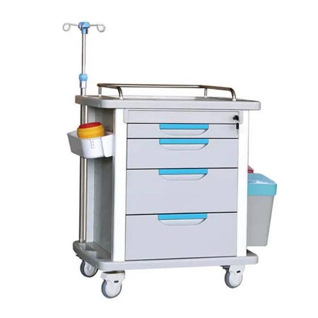 Hospital Customized Medical Trolley With Different Drawer Quantity