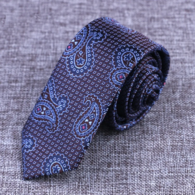 Factory directly wholesale high quality 6cm korea necktie men tie japanese microfiber neckties polyester ties