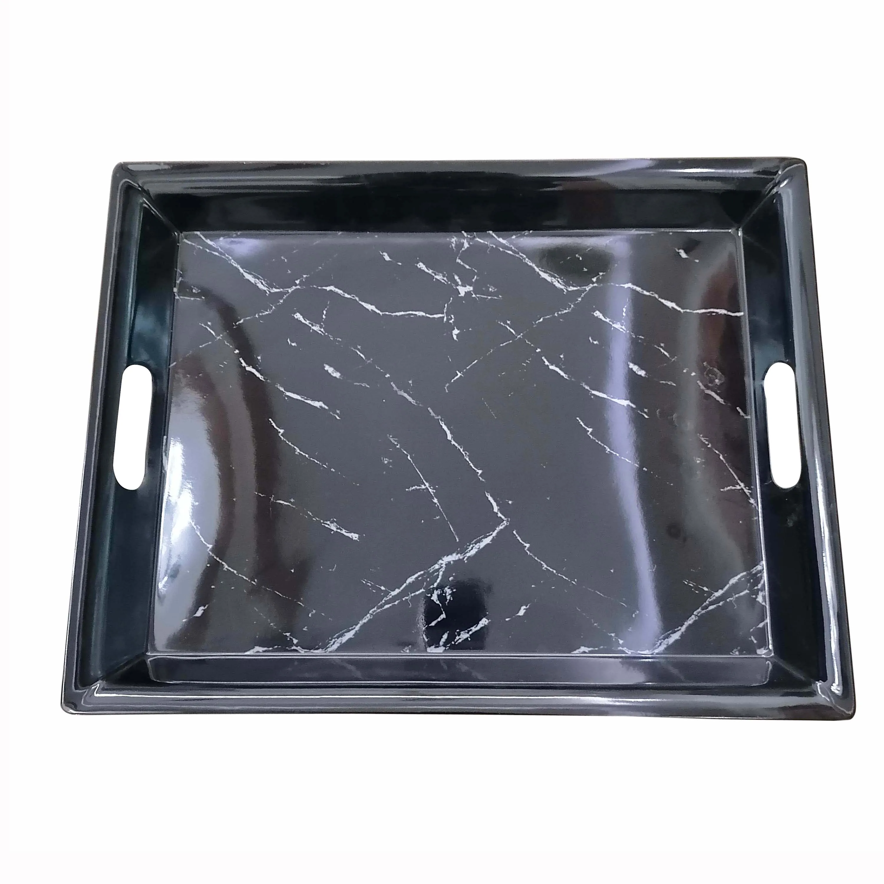 
China Manufacturer New Style Customized Print Rectangle shape Melamine Tray 