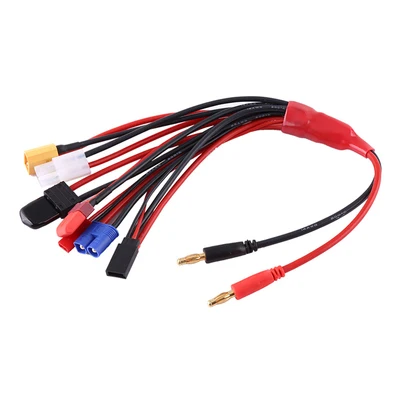 Multifunctional Lithium B6 Charger Convert line for Remote Control Aircraft and Car 8 in 1 B6 Soft Silicone Wire Transfer Cable