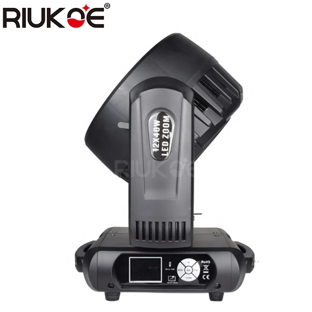 dmx lighting professional stage equipment quiet pixel 12x40w RGBW Zoom wash led movinghead light price