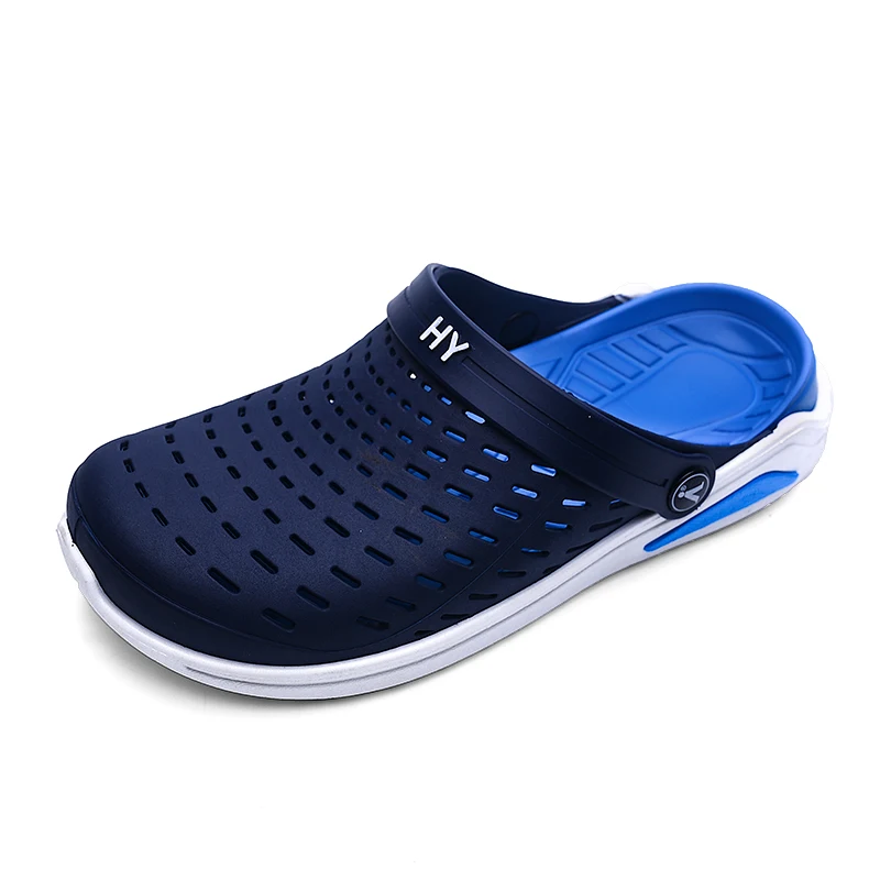 Ziitop Plastic Clogs Fashion Beach Men Sandals Flat Slippers For Men DIY Sandals