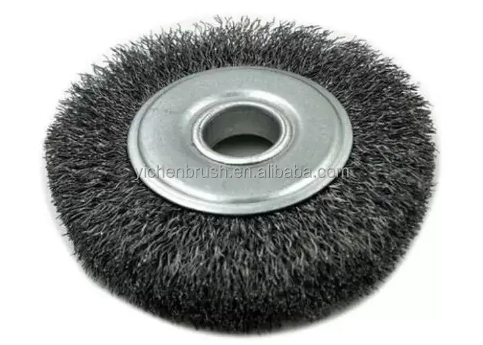 6*3mm Max 4500rpm Thickness 20mm Crimped SS Wire Brush