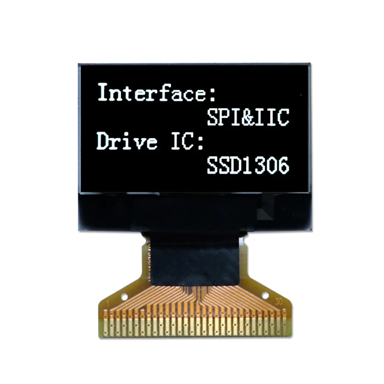 128x64 oled 0 96 дюймов маленький тонкий ЖК-дисплей модуль белый/синий цвет 096 Oled