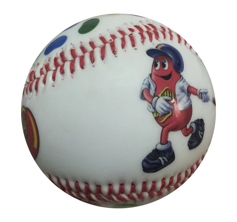 
PVC customized print logo factory price good quality promotional baseball ball training 9