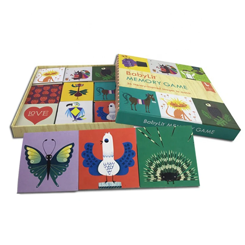 Top Sale Children Educational Custom Playing Card Custom Memory Game Cards